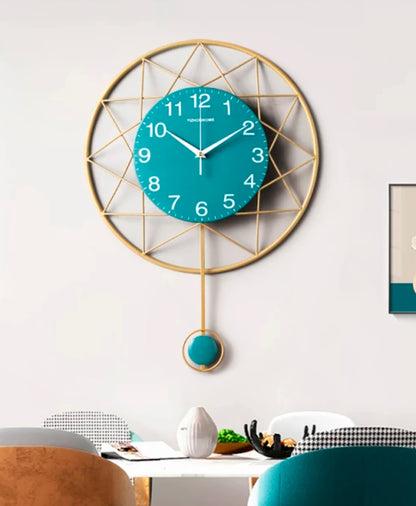 Candy Star Torquise Wall Clock