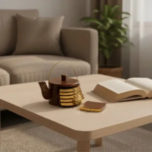 Handmade Wooden Coaster Caddy