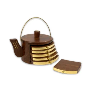 Handmade Wooden Coaster Caddy