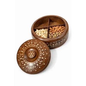 Luxury Handcrafted Wooden Dry Fruit Storage Box
