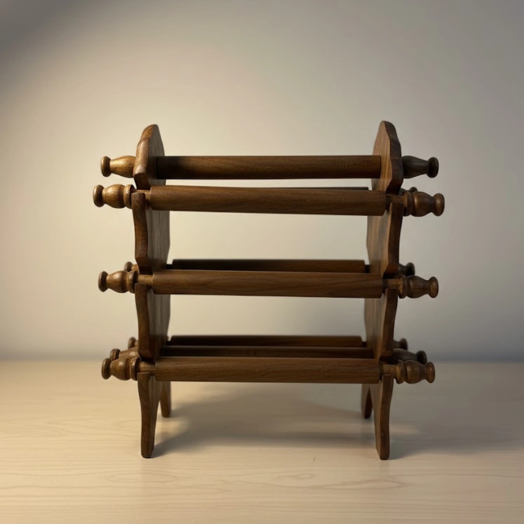 Premium Handcrafted Wooden Bangle Rack / Bangle Stand - Image 3