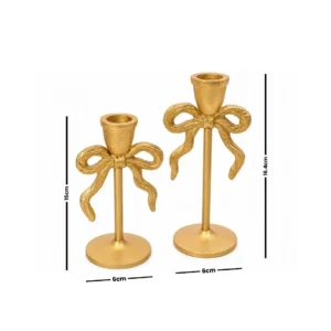Decovia Creation 3-Arm Arch Metal Taper Candlestick Holder